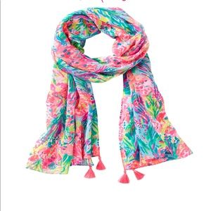 Lilly Pulitzer Fan Sea Pants Resort Scarf